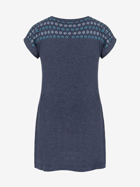 Loap LOAP Besu тъмносиня раирана рокля за момиче