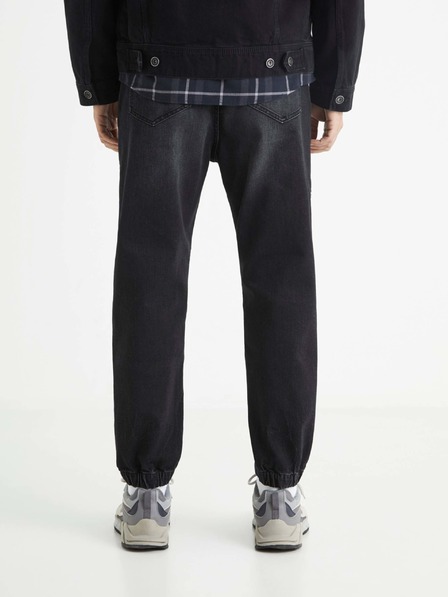 Celio Черен мъжки дънков панталон Celio