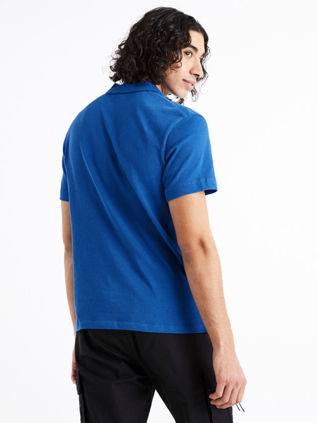 Celio Синя мъжка поло риза Celio Dechris