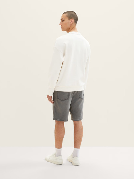 Tom Tailor Denim Сиви мъжки къси панталони от деним Tom Tailor Denim