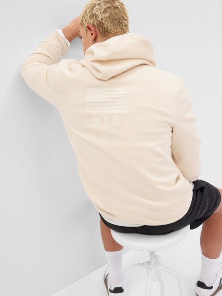 GAP Суитшърт с лого и качулка GAP