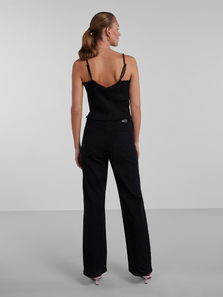 Pieces Черно дамско топ Pieces Nukisa