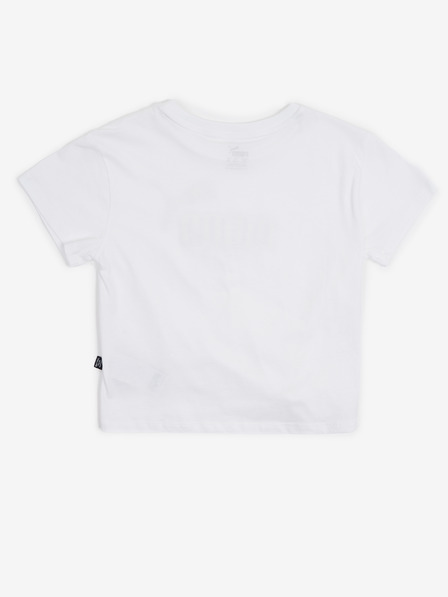 Puma Бяла тениска за момичета Puma ESS+