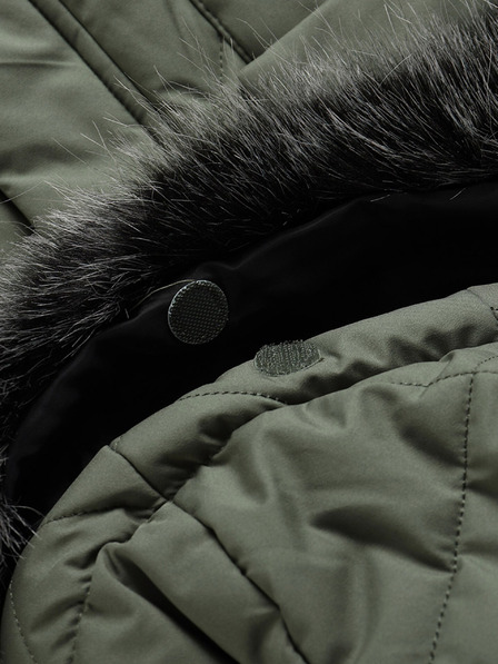 ALPINE PRO Зелено дамско ватирано палто ALPINE PRO Gosbera