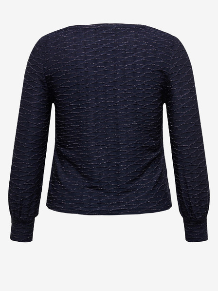 ONLY CARMAKOMA Тъмно синя дамска шарена блуза ONLY CARMAKOMA Astra