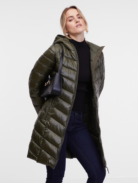 Orsay Дамско ватирано палто в цвят каки ORSAY