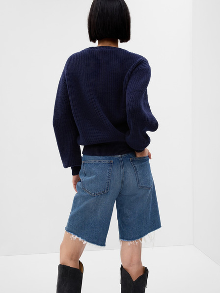 GAP Плетен къс пуловер GAP