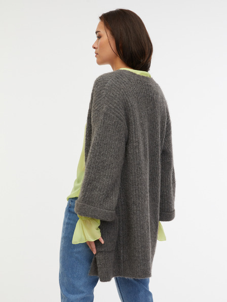Orsay Тъмносива дамска oversize жилетка ORSAY