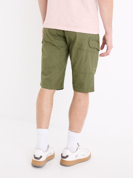 Celio Мъжки къси панталони в цвят каки Celio Bocourtbm1