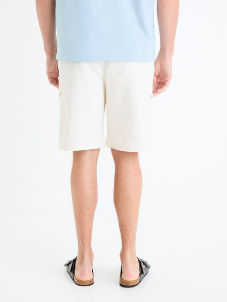 Celio Кремави мъжки товарни шорти Celio Gojogbm