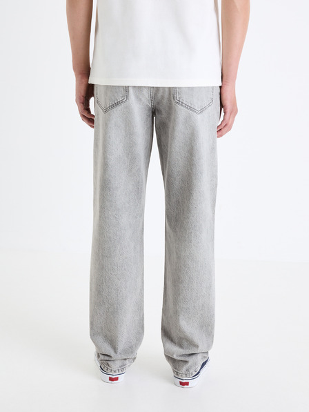 Celio Сиви мъжки дънки Celio C75 Foloose