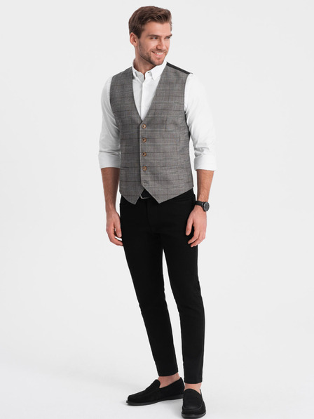 Ombre Clothing Сиво мъжко сако с ревер Ombre Clothing