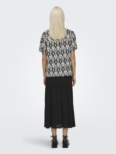 ONLY Черна дамска шарена блуза ONLY Sophie