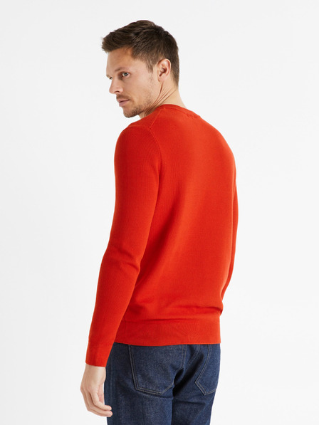 Celio Червен мъжки пуловер Celio Bepic
