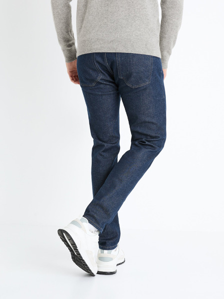 Celio Тъмно сини мъжки дънки с прилепнала кройка Celio Fotaper