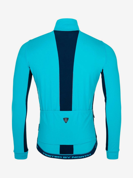 Kilpi Тюркоазена мъжка колоездачна фланелка Kilpi CAMPOS