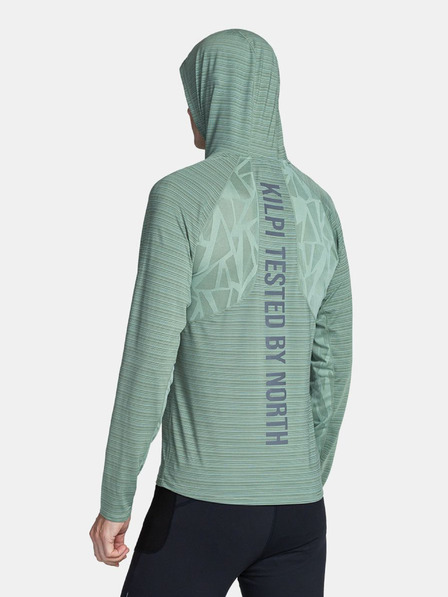 Kilpi Зелена мъжка спортна качулка Kilpi AILEEN