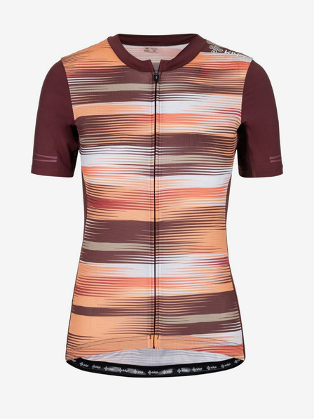 Kilpi Виненооранжева дамска колоездачна фланелка Kilpi MOATE