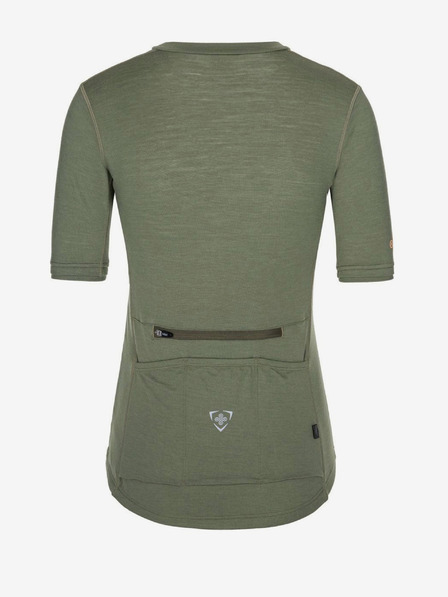 Kilpi Дамска колоездачна фланелка Kilpi MEARIL в цвят каки