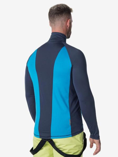 Kilpi Синя мъжка термотениска със стояща яка Kilpi WILLIE