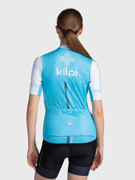 Kilpi Светлосиня дамска спортна тениска с цип Kilpi CORRIDOR