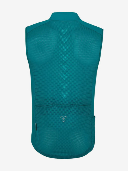 Kilpi Тюркоазена мъжка колоездачна жилетка Kilpi FLOW-M