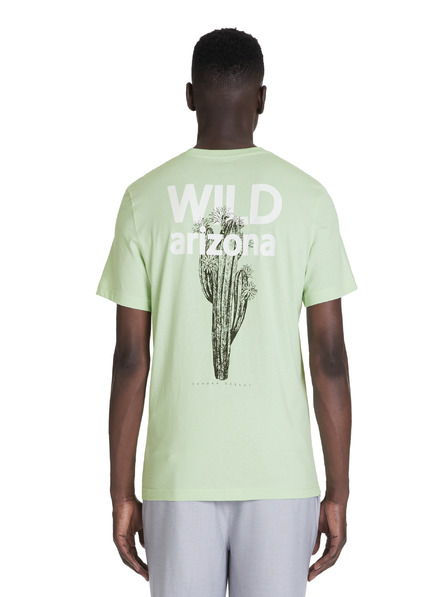 Celio Светлозелена мъжка тениска Celio Jebeach