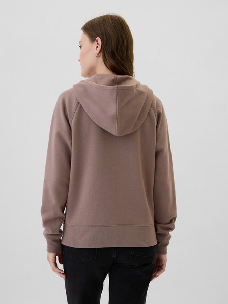 GAP Суитшърт с цип и лого на Gap