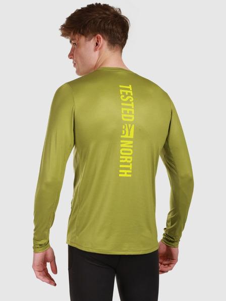 Kilpi Мъжка функционална тениска с дълъг ръкав Kilpi SPOLETO-M Зелен