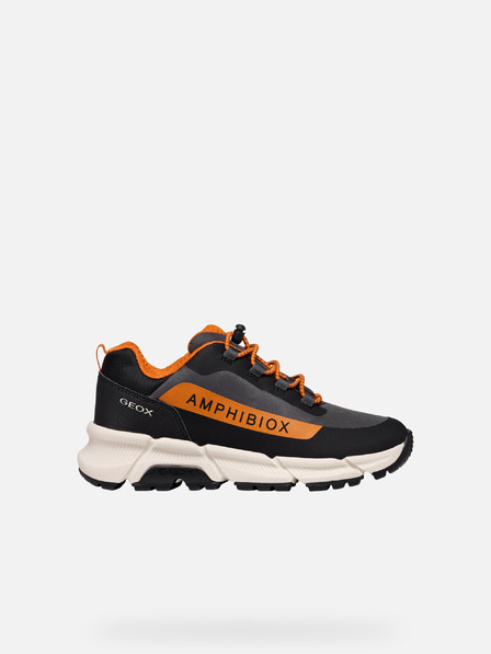 Geox Тъмно сиви Geox Flexyper Plus Момчешки маратонки