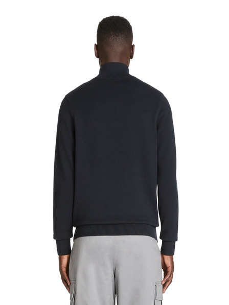 Celio Тъмно синя мъжка жилетка с цип Celio Jusnow slim