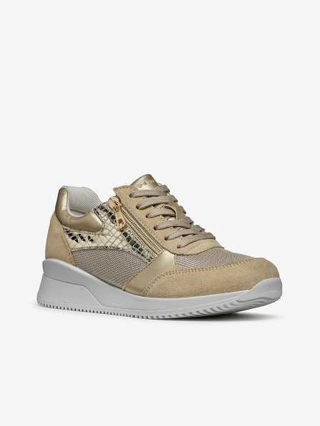 Geox Бежови дамски маратонки Geox Haleney