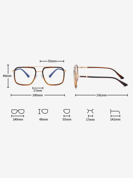 VEYREY Черни слънчеви очила за блокиране на синята светлина VeyRey Blanks