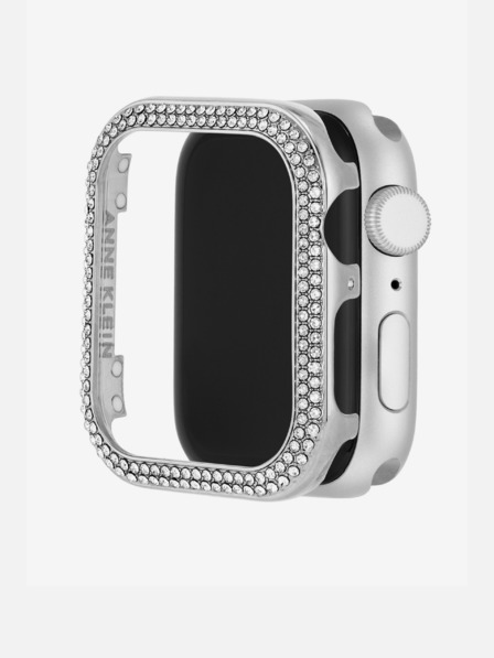 Anne Klein Луничка за Apple Watch 40 мм с кристали в сребристо Anne Klein