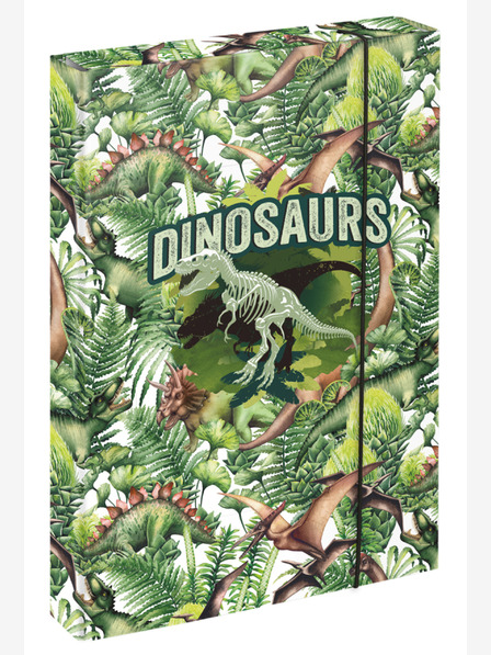 BAAGL Зелена училищна тетрадка A4 Baagl Jumbo Dinosaur