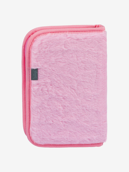 BAAGL Розов ученически моливник на едно ниво Baagl Flamingo