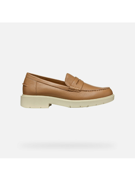 Geox Бежови дамски мокасини Geox Spherica EC1