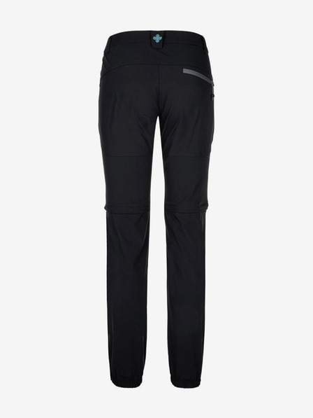 Kilpi Черни дамски панталони на открито Kilpi HOSIO