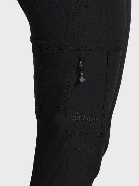 Kilpi Черни дамски панталони за открито Kilpi BELVELA