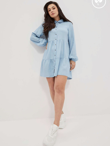 Moodo Светлосиня дамска риза Moodo