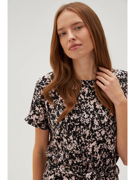 Moodo Дамска черна рокля Moodo