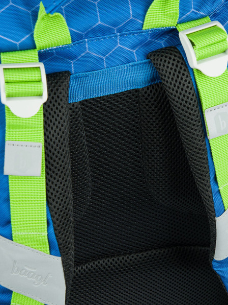 BAAGL Синя ученическа раница Airy Футболна топка Baagl