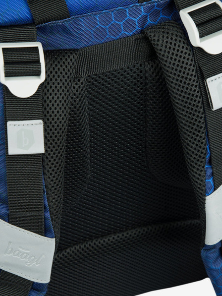 BAAGL Синя ученическа раница Airy Motorbike Baagl