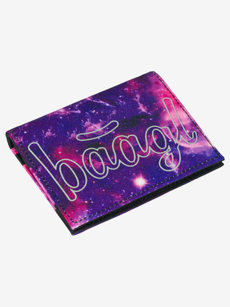 BAAGL Лилав ученически портфейл Baagl Galaxy
