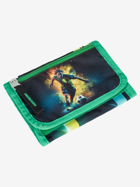 BAAGL Зелен портфейл с врата Baagl Football Player