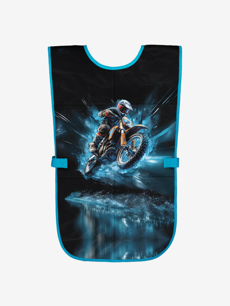 BAAGL Синя детска престилка Мотоциклет Baagl