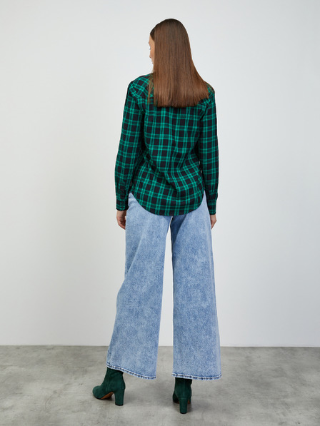 ZOOT.lab Зелена дамска карирана риза ZOOT.lab Doris