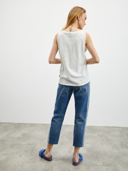 ZOOT.lab Бял дамски ленен потник ZOOT.lab Josi