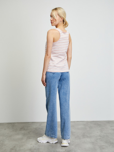 ZOOT.lab Бяло и розово дамско горнище на райета ZOOT.lab Josefina