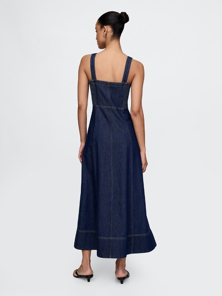 GAP Дънкова макси рокля UltraSoft GAP